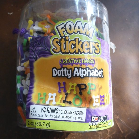 Creative Hands Dotty Alphabet Foam Stickers - Picture 1 of 2